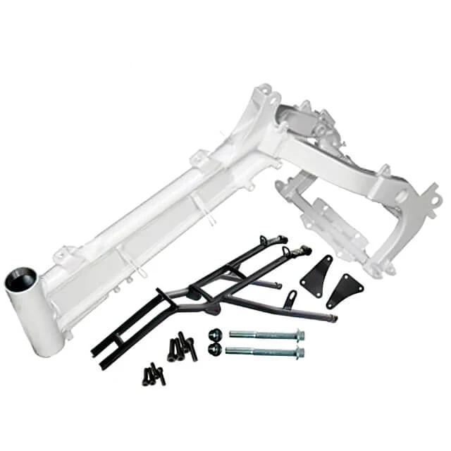 Chassis completo branco Pitbike YCF Pilot F150 / SM 150