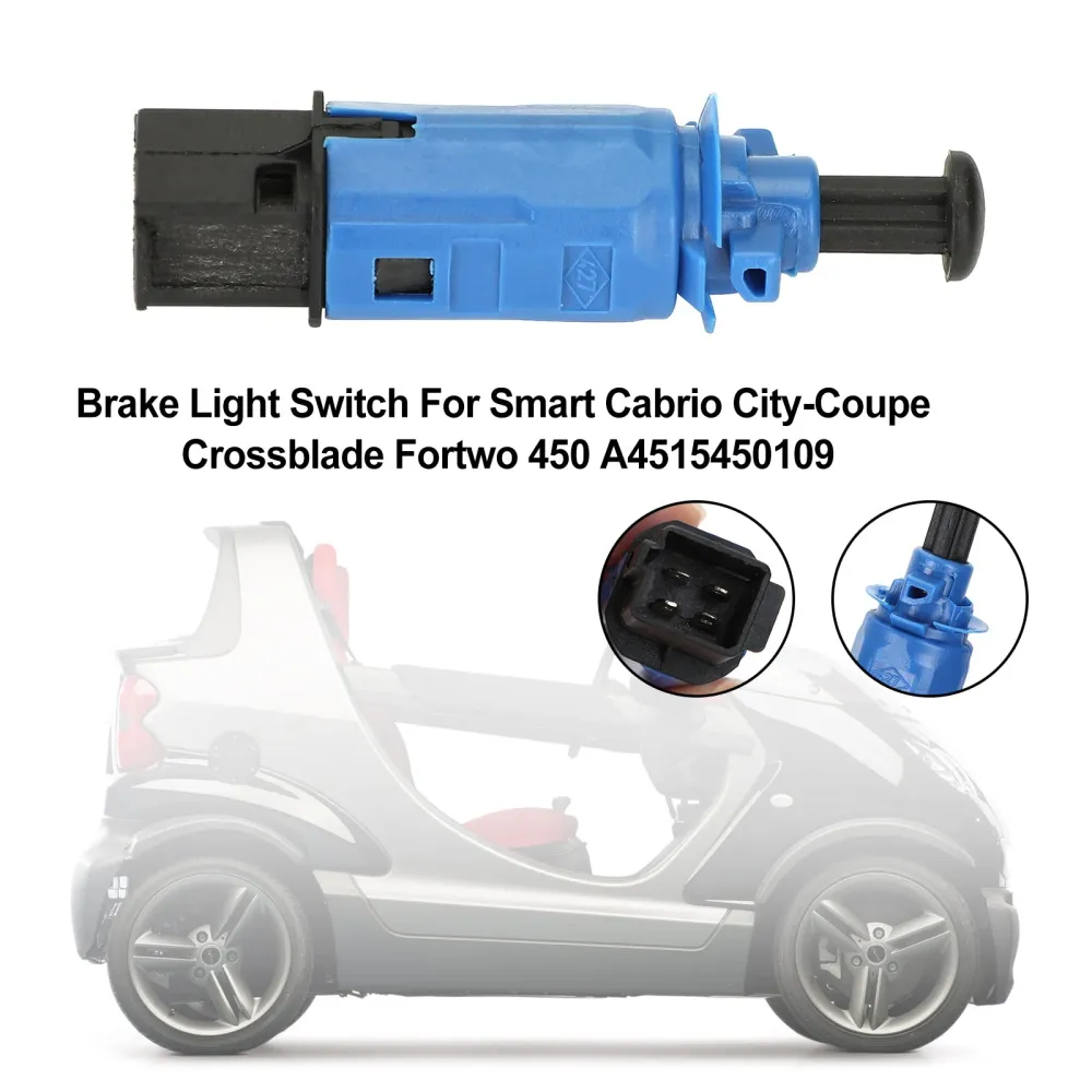 Chave de luz de freio para Smart Cabrio City-Coupe Crossblade Fortwo 450 A4515450109 Genérico
