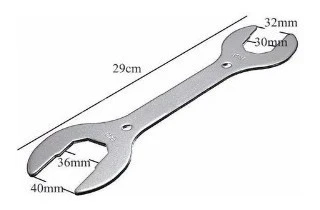 Chave Para Caixa De Direção Bike Icetoolz 06h8 30 32 36 40mm
