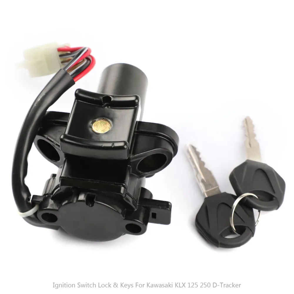Chave de trava de ignição para kawasaki kl110 ksr pro 13-14 klx250 klx125 genérico