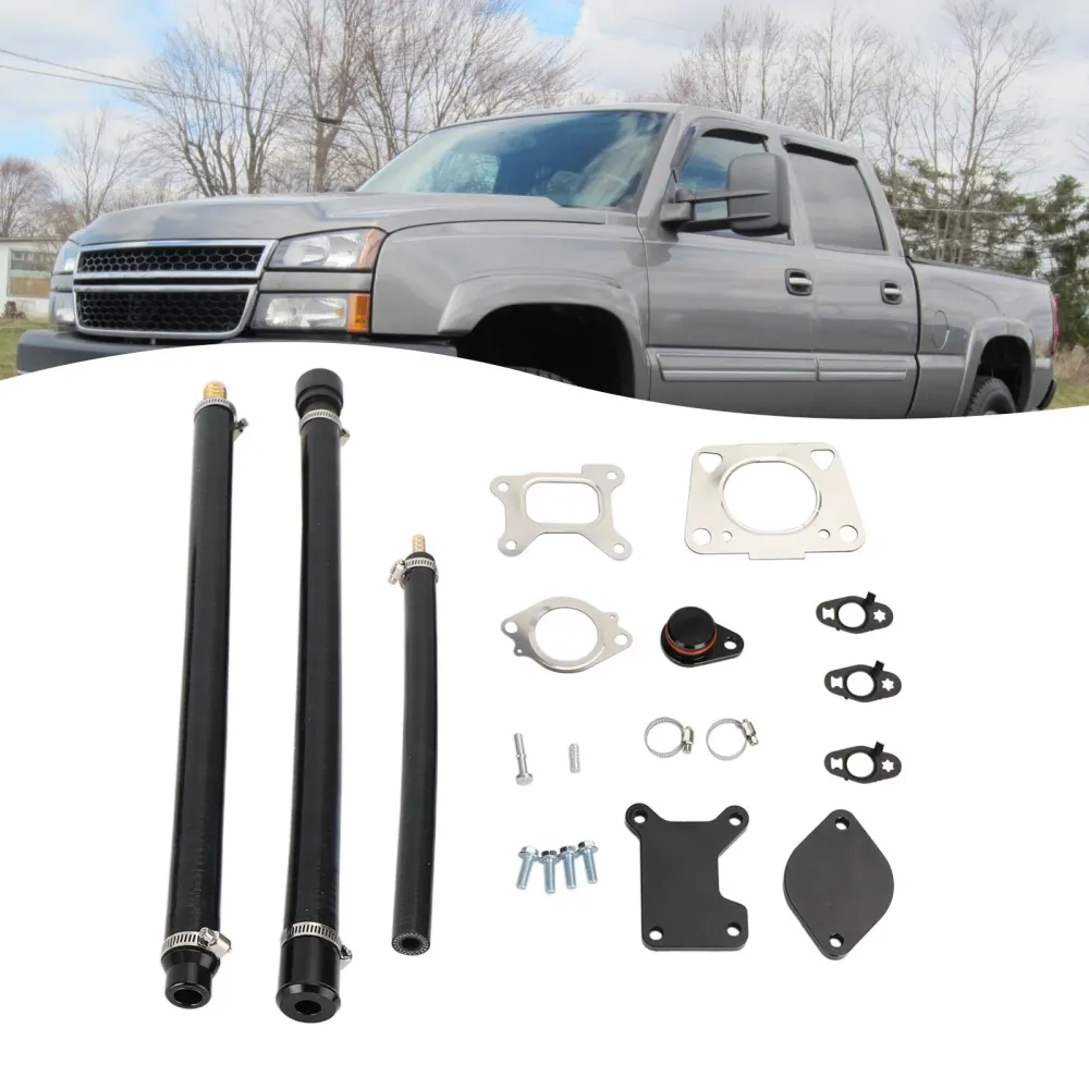 Chevy 2017-2023 Kit de exclusão de resfriador de válvula EGR para 2017-2021 Chevy GMC Duramax diesel 6.6 L5p