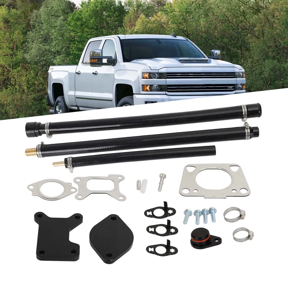 Chevy 2017-2023 Kit de exclusão de resfriador de válvula EGR para 2017-2021 Chevy GMC Duramax diesel 6.6 L5p