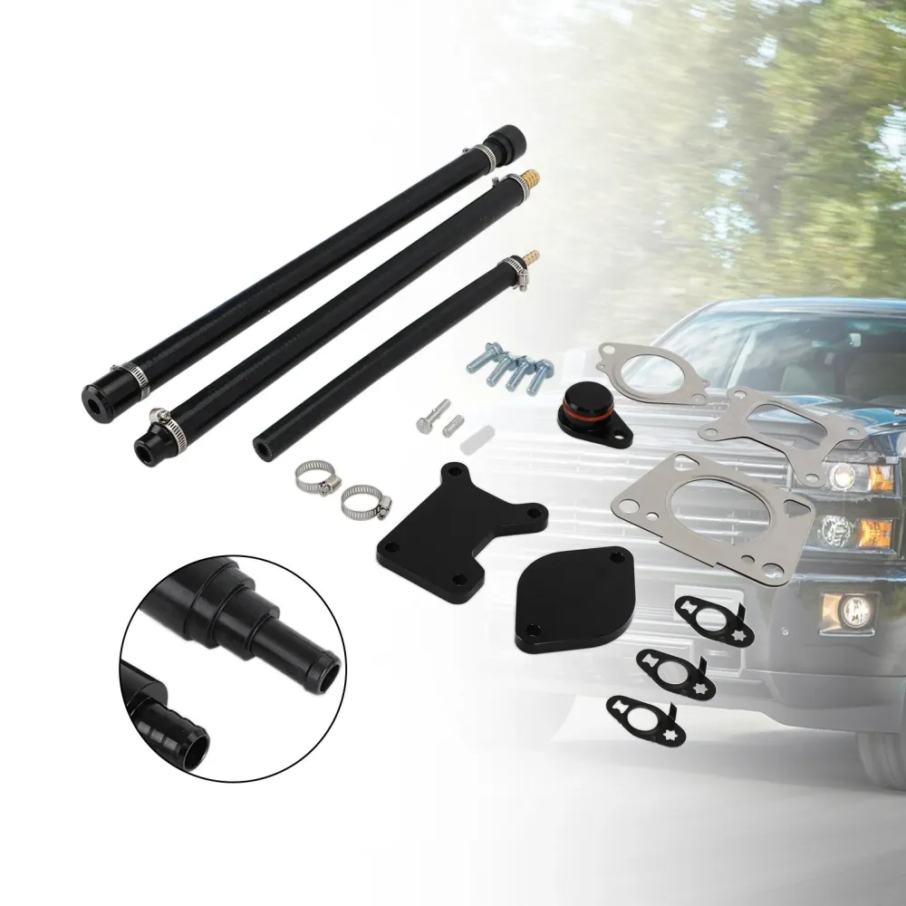 Chevy 2017-2023 Kit de exclusão de resfriador de válvula EGR para 2017-2021 Chevy GMC Duramax diesel 6.6 L5p