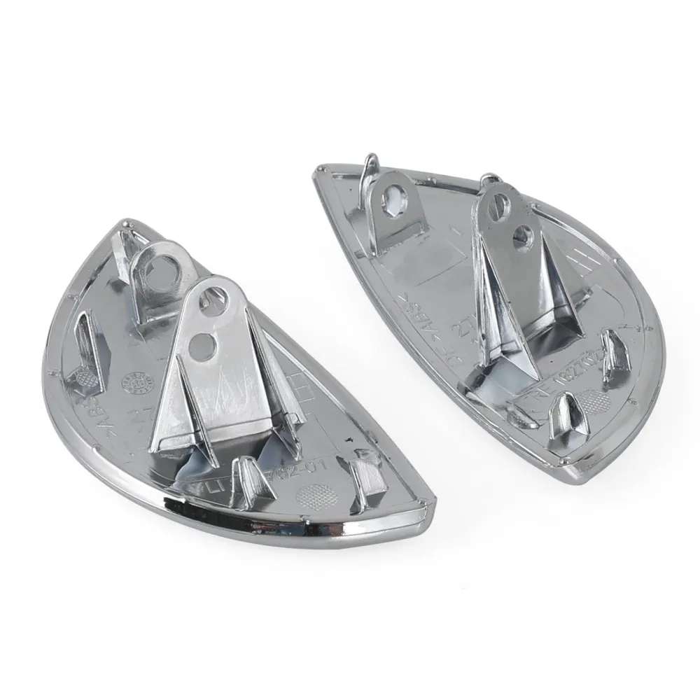 Chrome esquerda+ arruela de farol direita Tampa 61672752559/60 Para Mini Cooper 08-2014 genérico