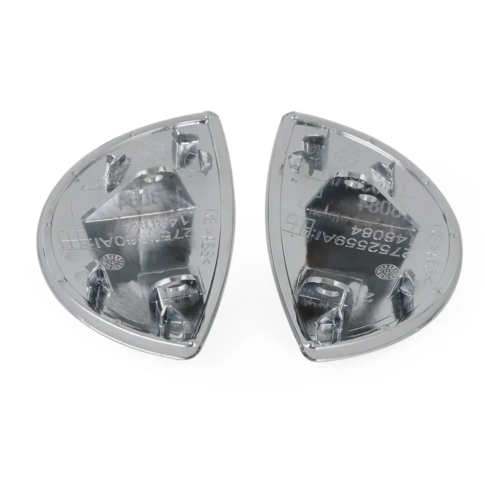 Chrome esquerda+ arruela de farol direita Tampa 61672752559/60 Para Mini Cooper 08-2014 genérico