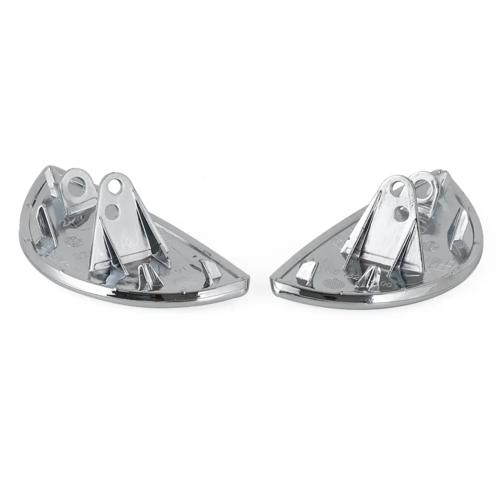 Chrome esquerda+ arruela de farol direita Tampa 61672752559/60 Para Mini Cooper 08-2014 genérico