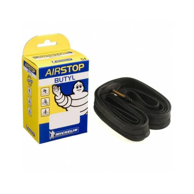 Câmara de ar traseira 90/100-14 válvula reta TR4 Pitbike Michelin
