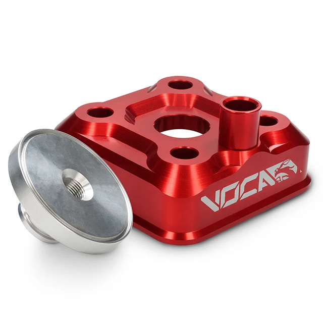 Colaç modular VOCA Race Head RAW, culatín virgem, Yamaha DT LC/D - vermelho