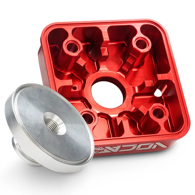 Colaç modular VOCA Race Head RAW, culatín virgem, Yamaha DT LC/D - vermelho