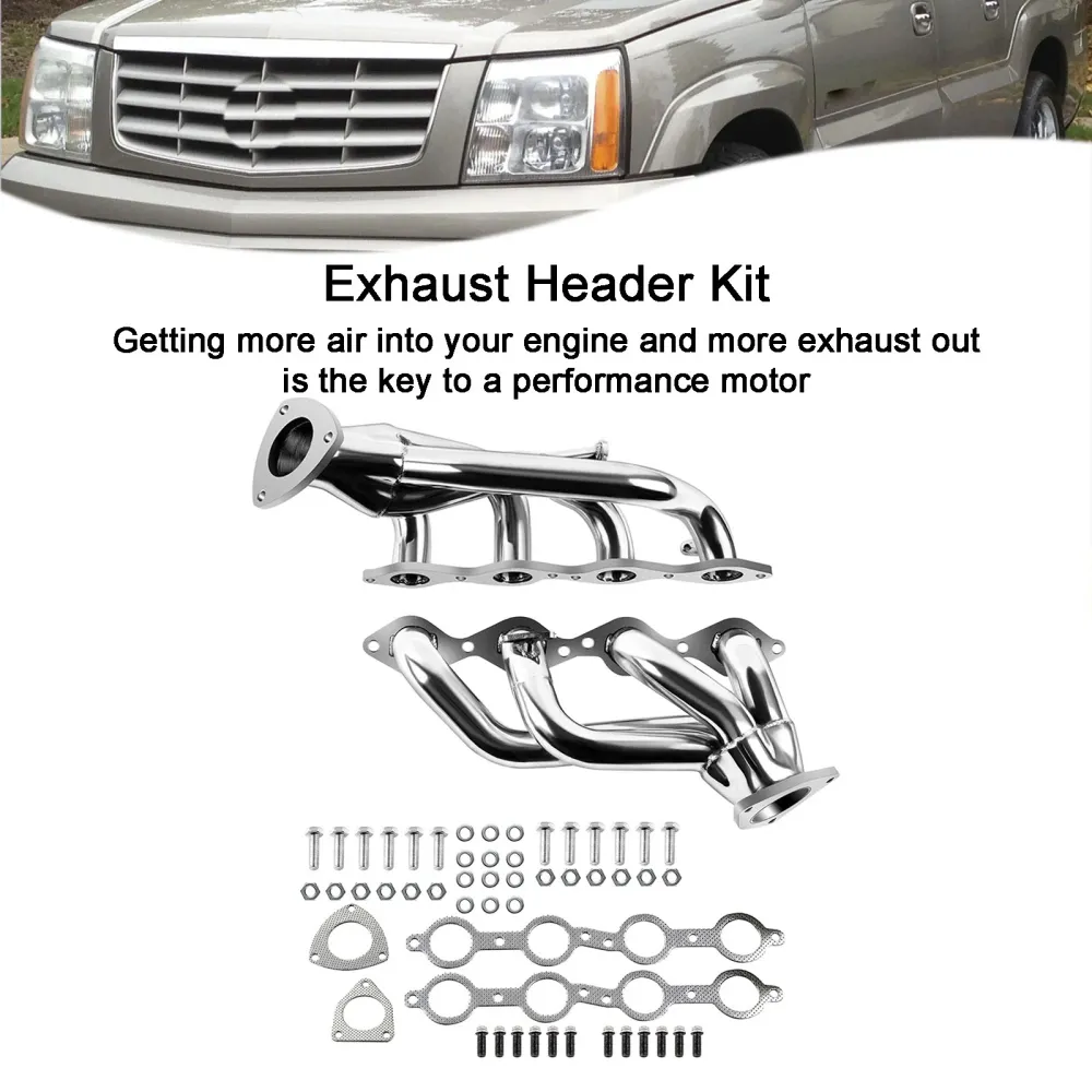 Coletor de cabeçalho FAT FIX Chevy Silverado 1500HD 2001-2003 FIT GMC SIERRA 1500