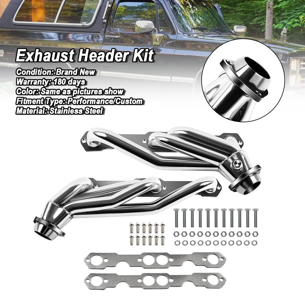 Coletor de escape de cabeçalho FIT CHEVY BLAZER 1993-1994 FIT CHEVY C1500 1991-1995