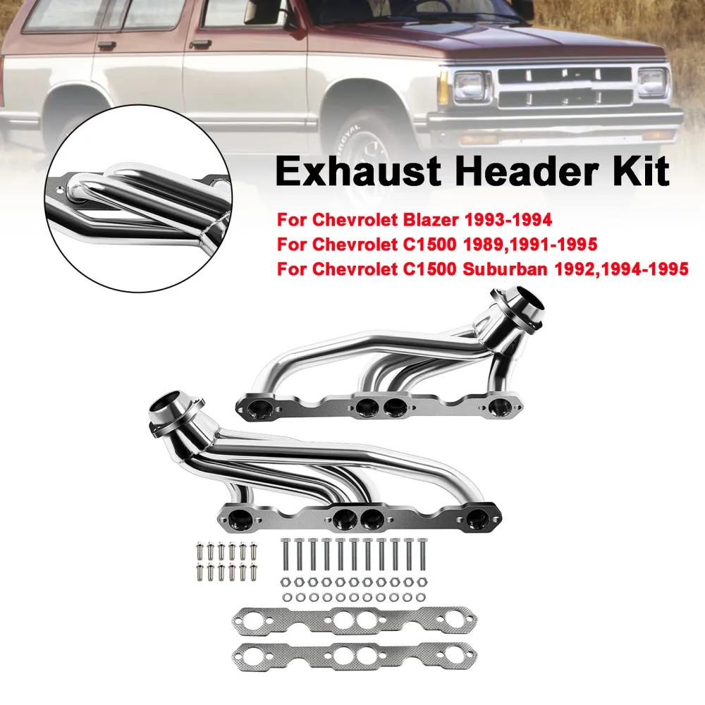 Coletor de escape de cabeçalho FIT CHEVY BLAZER 1993-1994 FIT CHEVY C1500 1991-1995