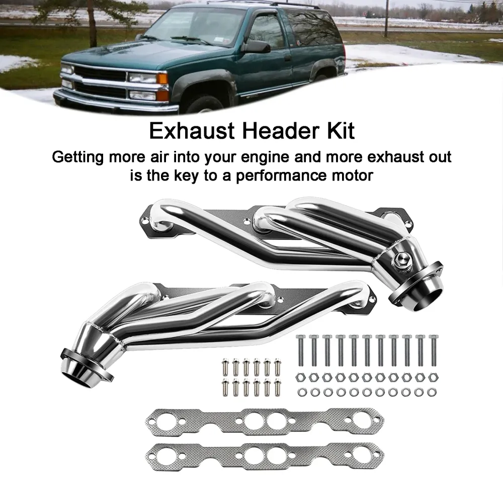 Coletor de escape de cabeçalho FIT CHEVY BLAZER 1993-1994 FIT CHEVY C1500 1991-1995