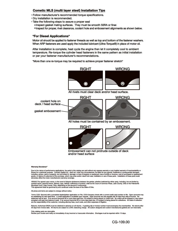 Cometic Gasket GM LS Gen-3/4 SB V8 .071in DST Cyl. Head Gasket - 4.100in Bore - 1/2in Studs