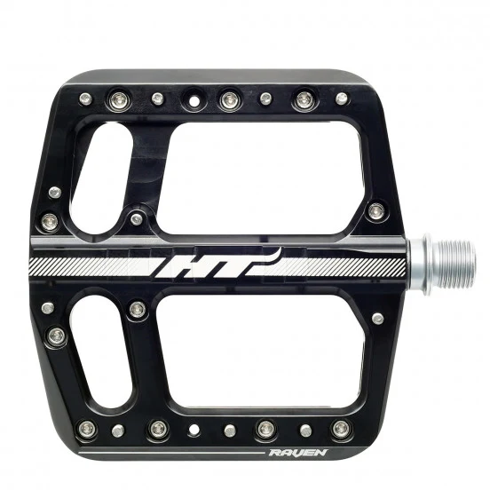 HT COMPONENTS RAVEN ANS 12 Pedais planos Preto