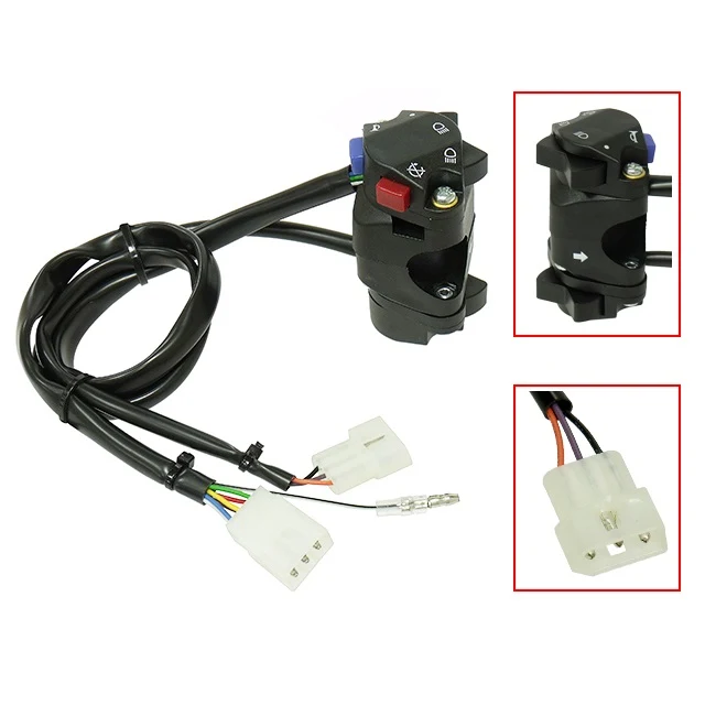 Comutador de Luzes e Piscas RACEPRO KTM EXC/EXC-F 00-23, HUSABERG TE/FE 09-14 e HUSQVARNA TE/FE 14-16
