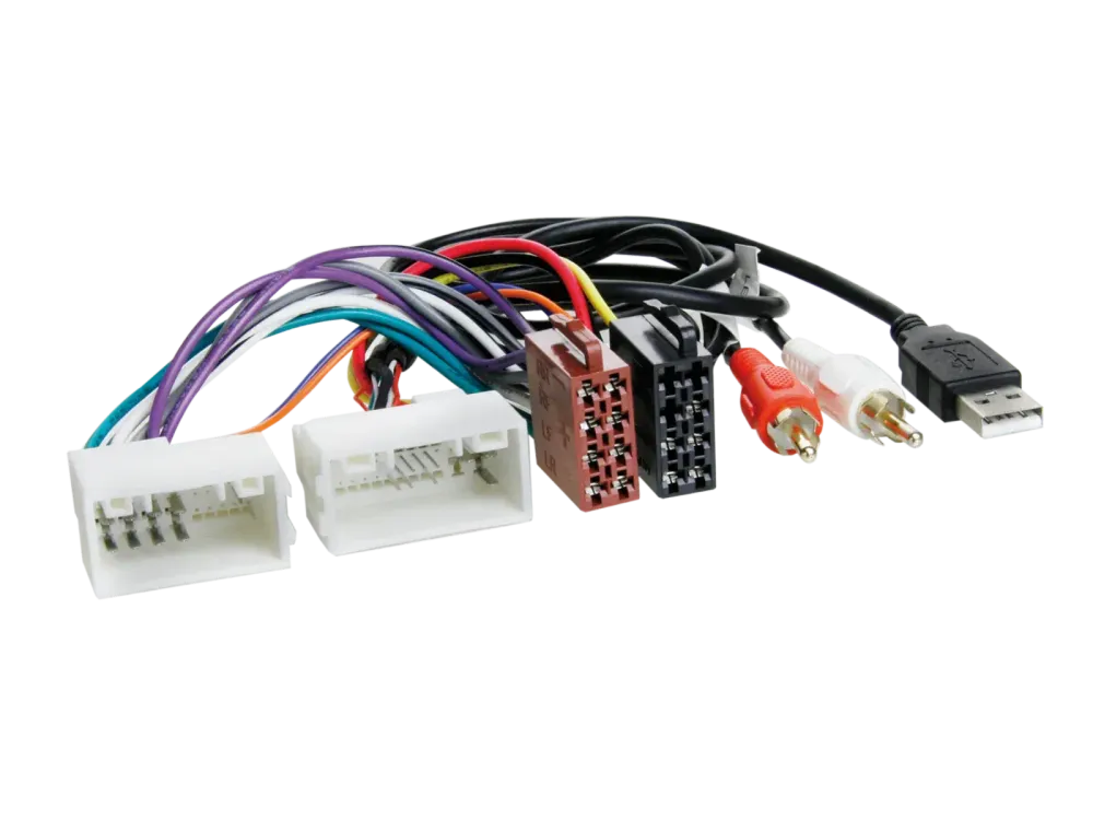 Conector ISO Hyundai Azera Elantra H1 H350 i10 i20 i30 i40 i45 ix35 ix45 Santa Fe Sonata Tucson
