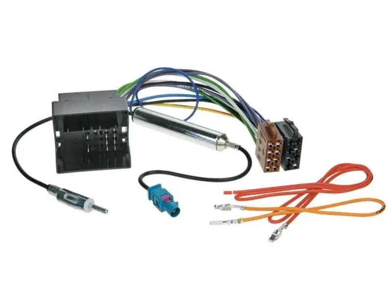 Conector Quadlock ISO + Adaptador Antena Audi A3 A4 TT