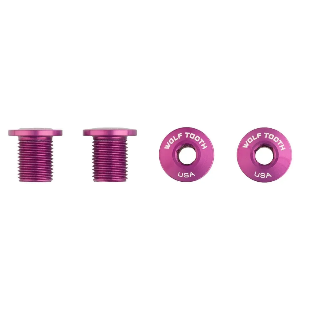 Conjunto de 4 parafusos de tabuleiro WOLF TOOTH M8x10 mm Roxo