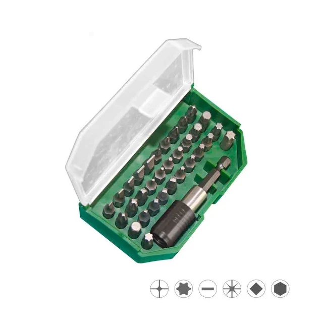 Conjunto de pontas 1/4"x25mm 32 peças Mota