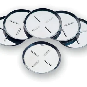Conjunto Porta-copos Todo Em ço Inox 6 Peças Promate