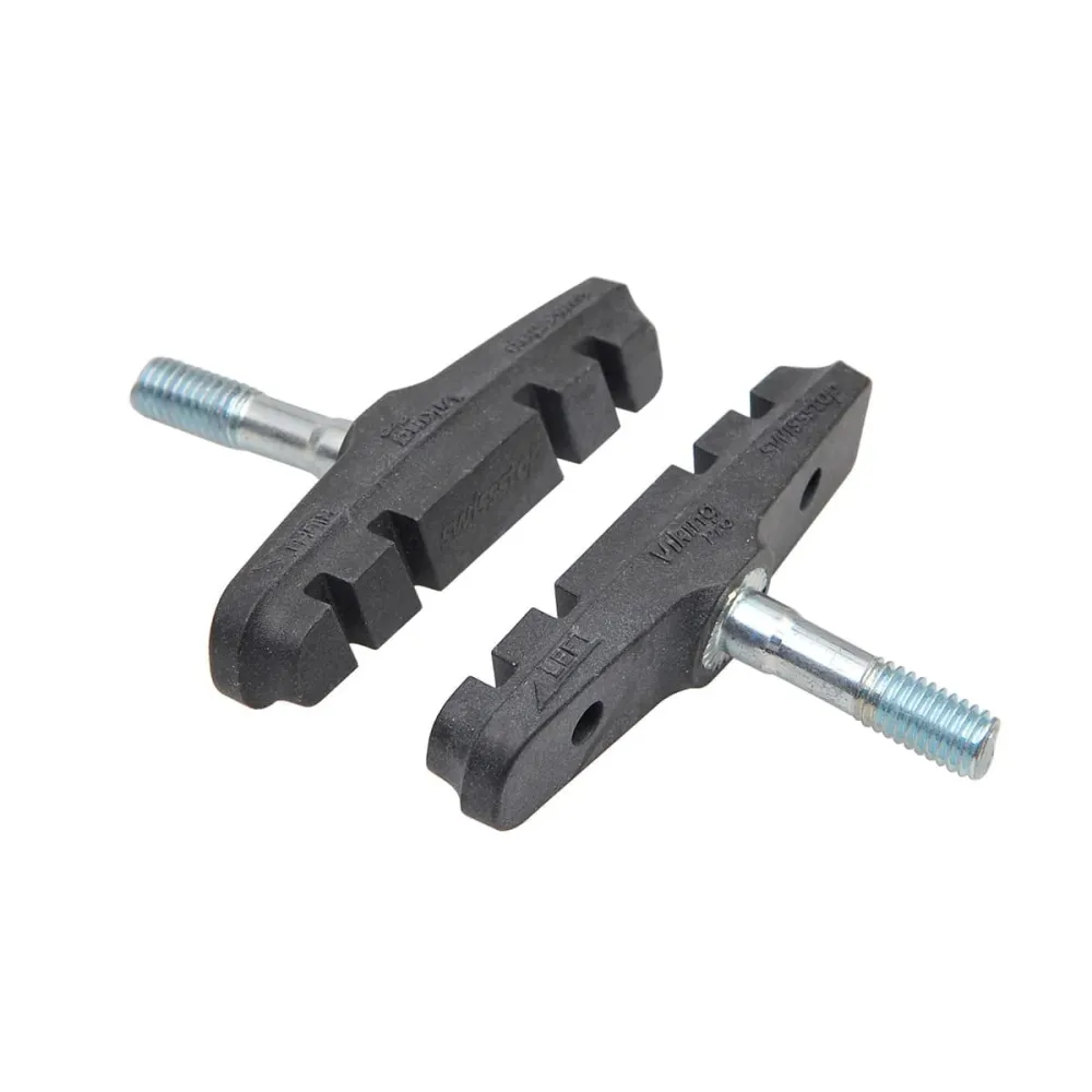Conjunto de 2 suportes para patins SWISS STOP VIKING em alumínio preto