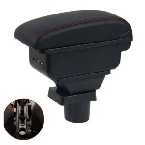 Console central com apoio de braço premium e 3 portas USB Chevrolet Spark GT