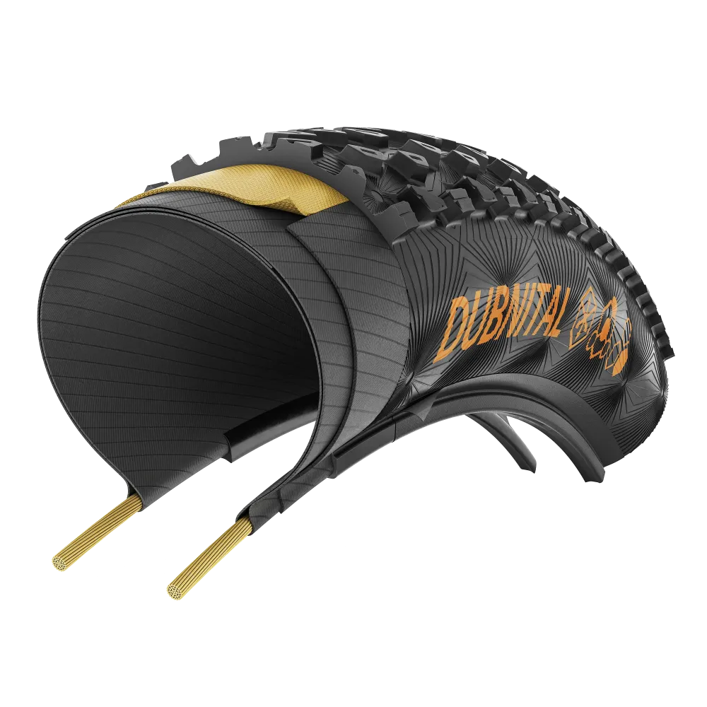 CONTINENTAL DUBNITAL Race Grip 29x2.40 Tubeless Ready Pneu castanho macio