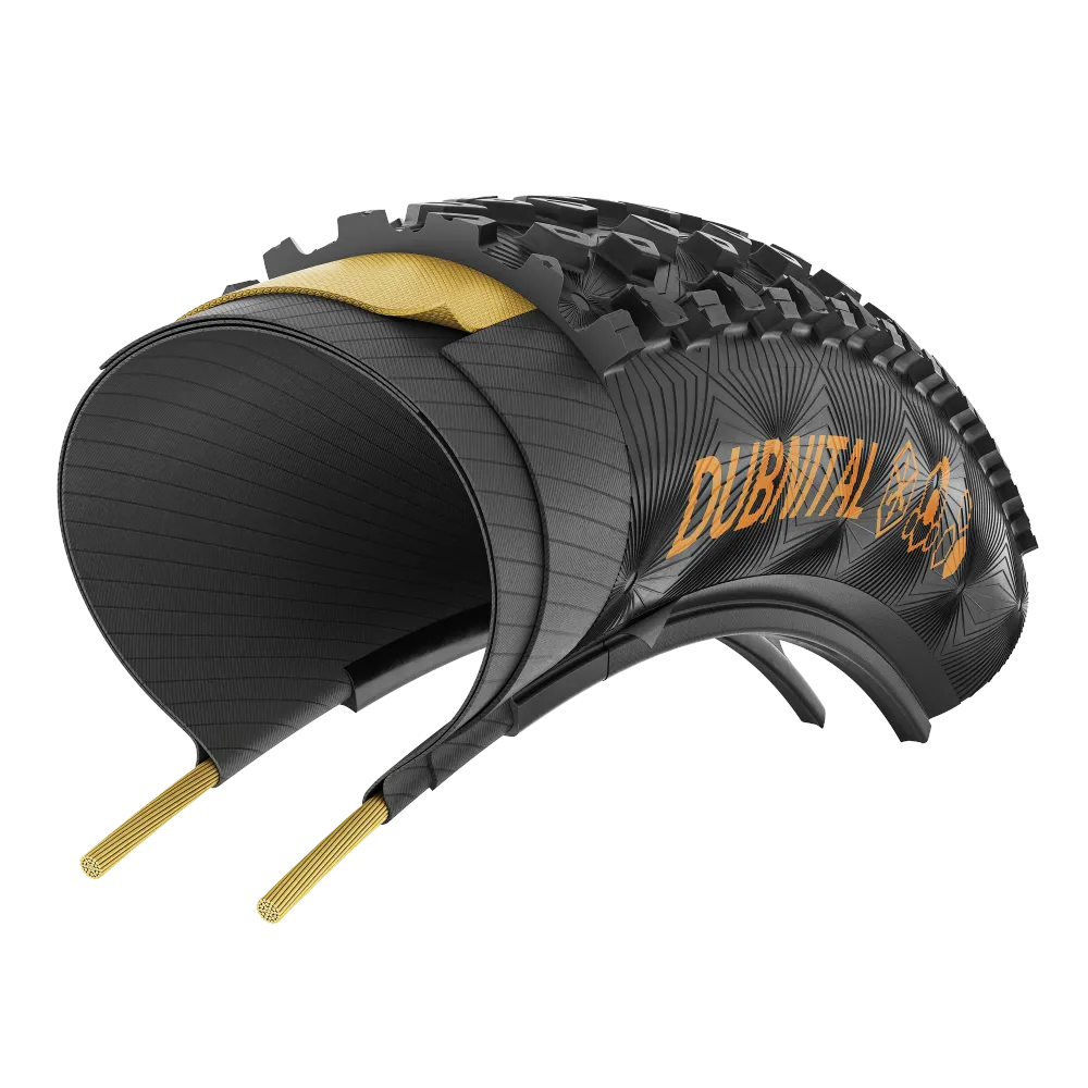 CONTINENTAL DUBNITAL Trail Rapid 29x2.40 Tubeless Ready Pneu preto macio