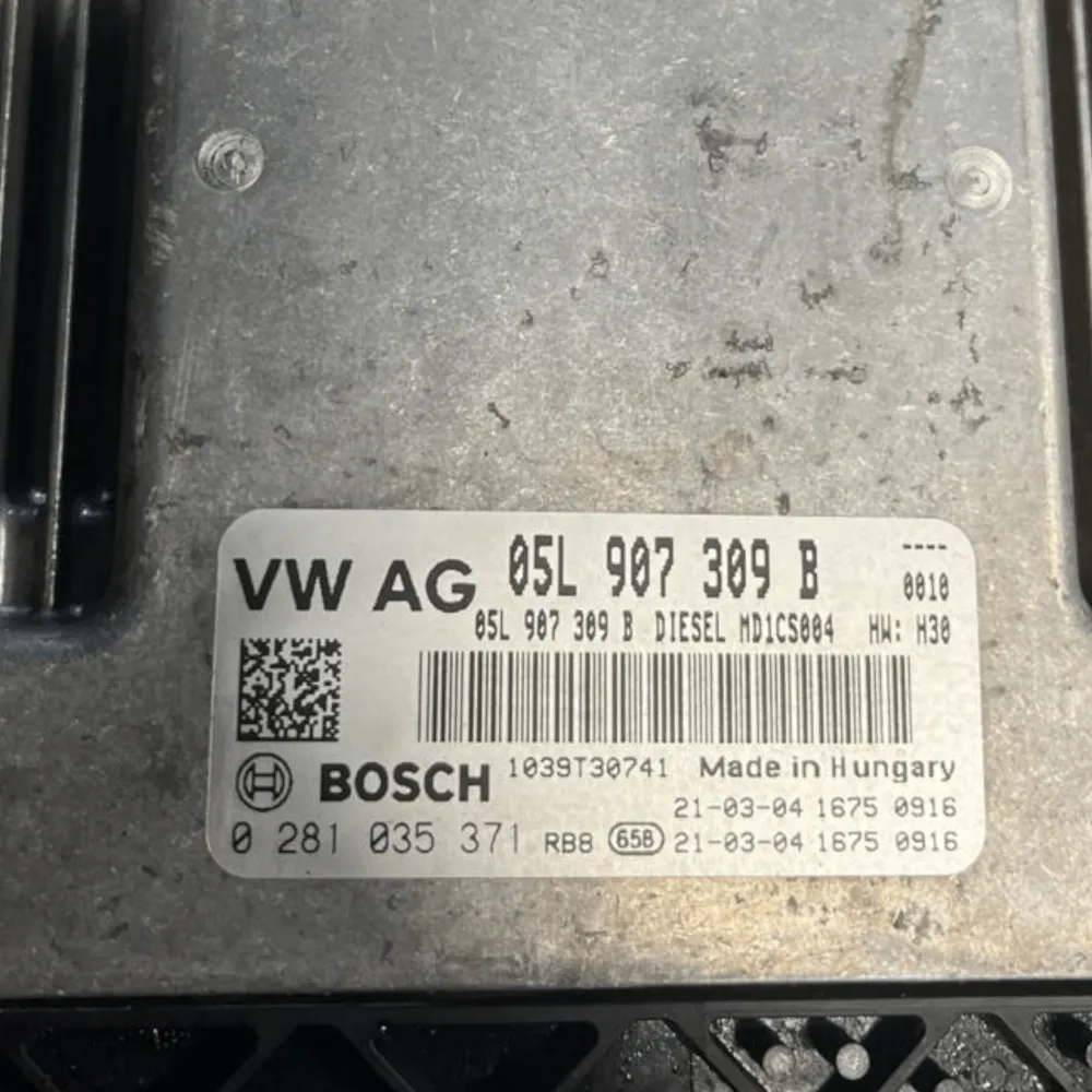 Controle da ECU ECO Audi Q3 F3 Sportback 2.0 Diesel (2019>) COD: 05L907309B