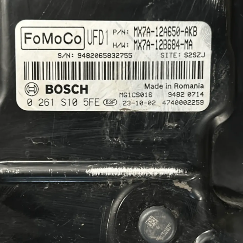 Controle da ECU Ford Focus 1.0 GETOLO / HYBRID COD: MX7A-12A650-AKB (2018>)