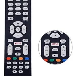 Controle Remoto Compatível C/ Tv Smart Aoc C/ Tecla Netflix