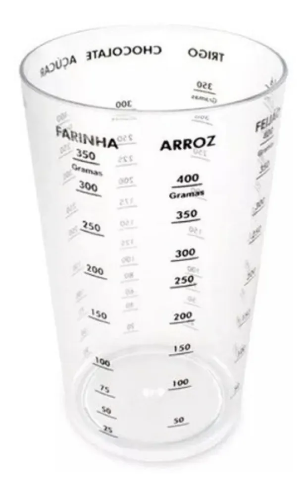 Copo Medidor Graduado De Plástico 580Ml Plasvale