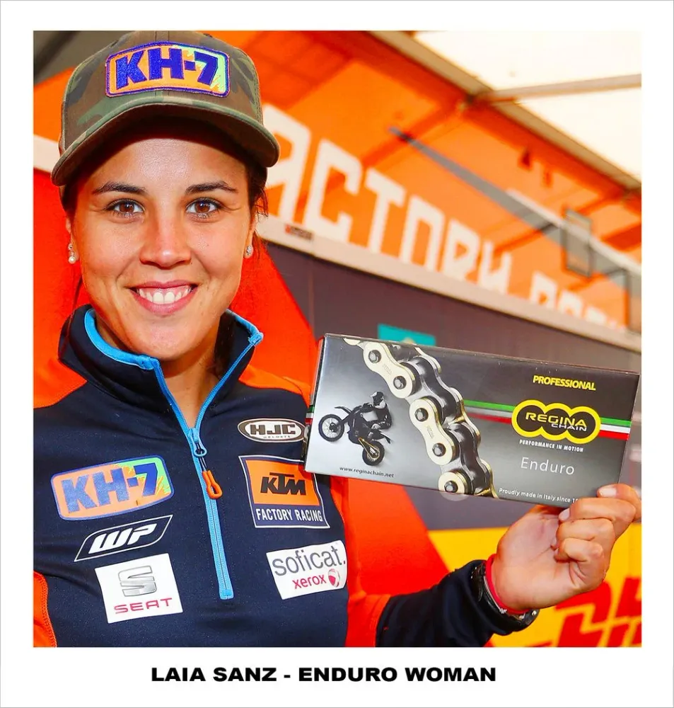 Corrente REGINA ZSE 520 ENDURO Super Reforçada Dourada (120 elos)