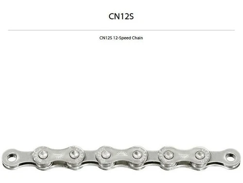Corrente Sunrace 12V Bike 126 Elos Cn12S Cromada Power Link