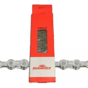 Corrente Sunrace 8V Cnm84 116 Elos Compatível Shimano Sram