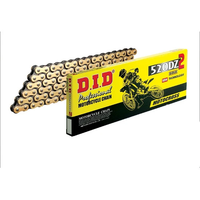 Corrente de transmissão passo 520 DZ2 116 elos D.I.D - dourado