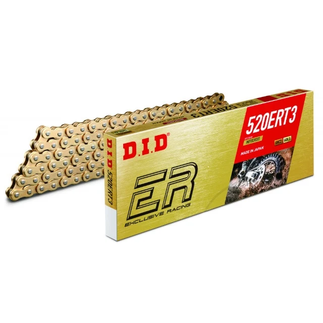 Corrente de transmissão passo 520 ERT3 114 elos D.I.D - dourado