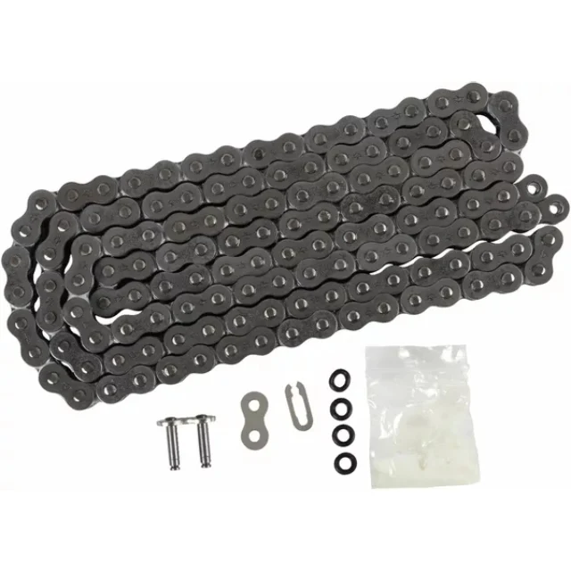 Corrente de transmissão X-ring 428 X1R 134 elos com engate de clip JT Sprockets - ço