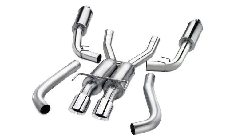 Corsa 2012-2014 Dodge Charger SRT-8 6.4L V8 Black Xtreme Cat-Back Exhaust