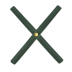 Cruz de Farol Moto Cafe Racer em Pele Verde