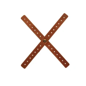 Cruz de Farol Moto Cafe Racer - Em pele Vintage Tan