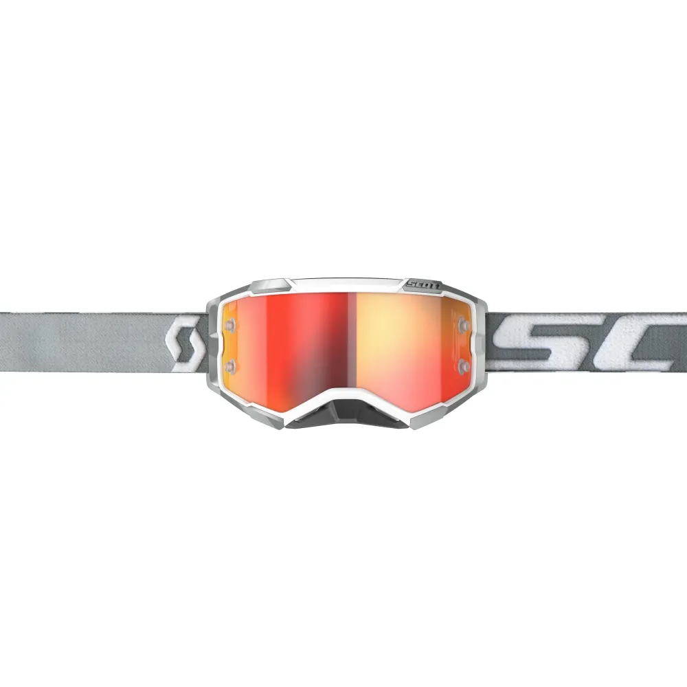 Óculos SCOTT FURY CHROME WORKS Branco/Cinzento/Laranja 2020