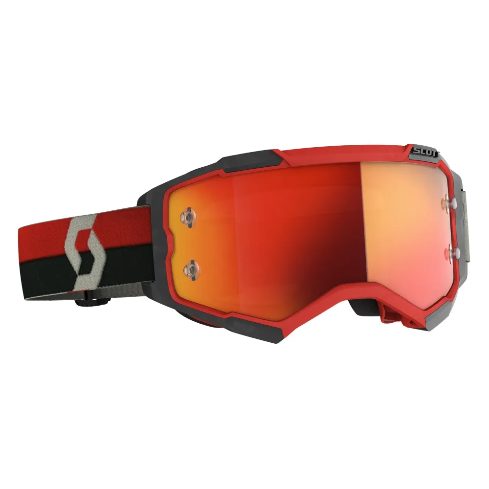 Óculos SCOTT FURY CHROME WORKS Vermelho/Preto/Laranja 2020