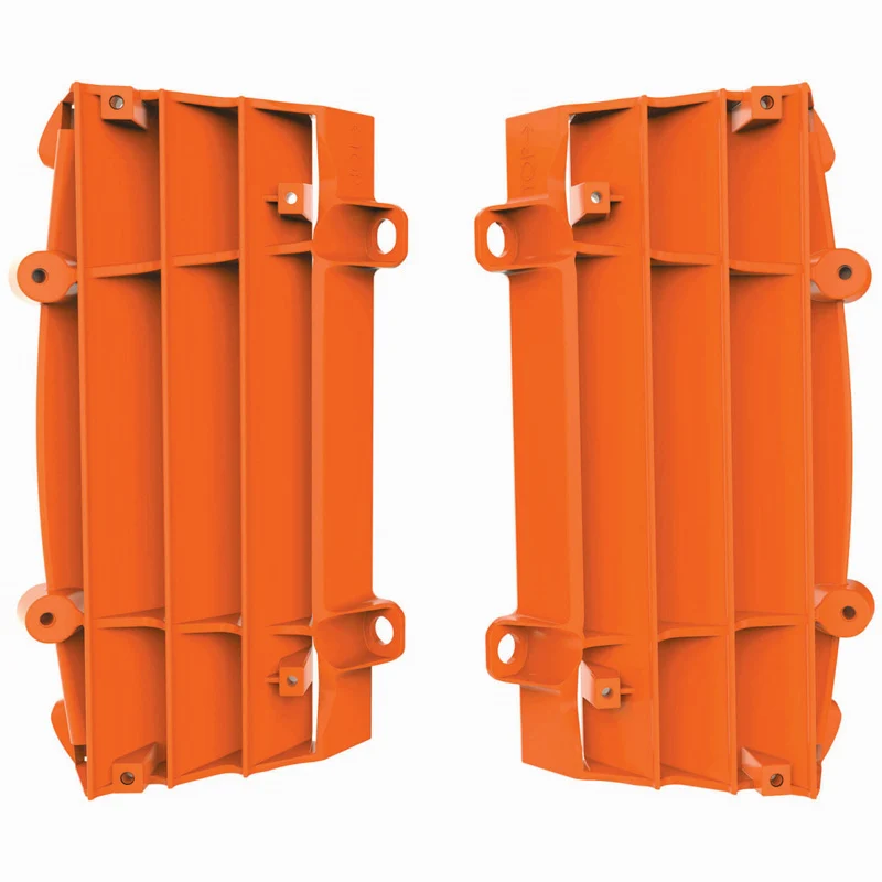 Deflectores de Radiador POLISPORT KTM SX/SX-F 16-22, SX 250 17-22, EXC/EXC-F 17-23 Laranja