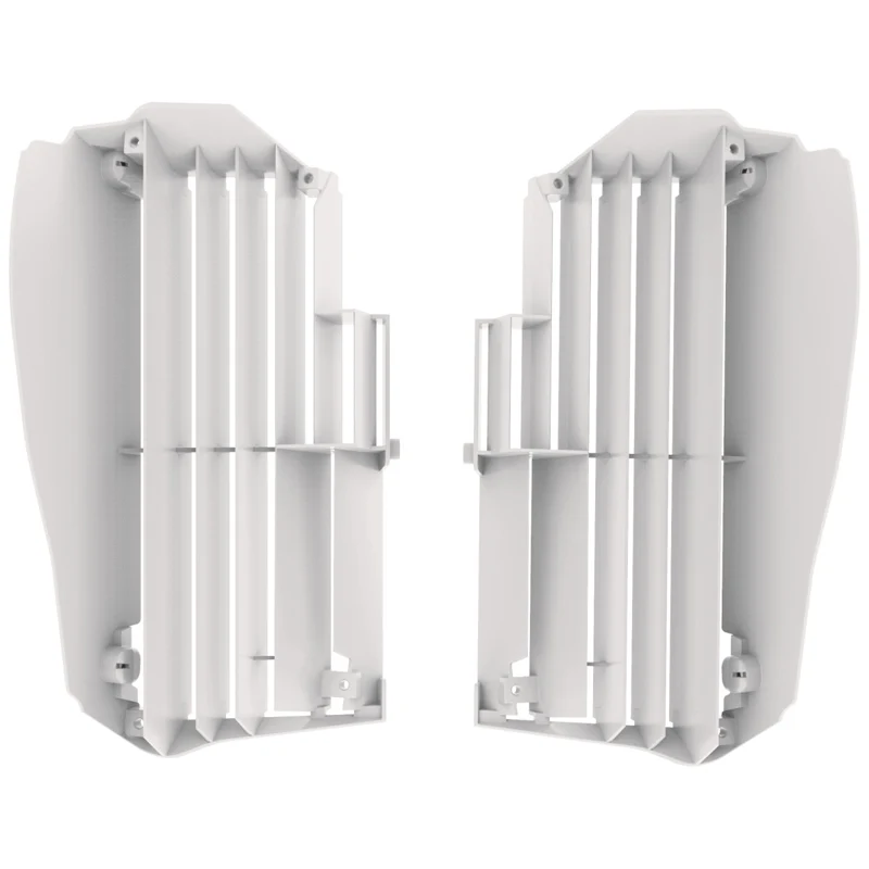 Deflectores de Radiador POLISPORT YAMAHA YZ 250 F 19-23, YZ 450 F 18-22, WR 250 F 20-23, WR 450 F 19-23 Branco