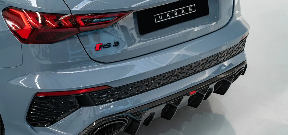 Difusor de Carbono Automotivo Urban Audi RS3 8Y Hatchback