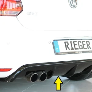 Difusor Rieger VW Polo GTI 2010/2014 - Preto Brilhante