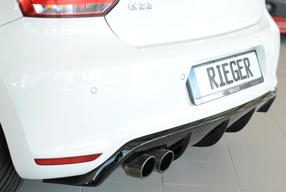 Difusor Rieger VW Polo GTI 2010/2014 - Preto Brilhante