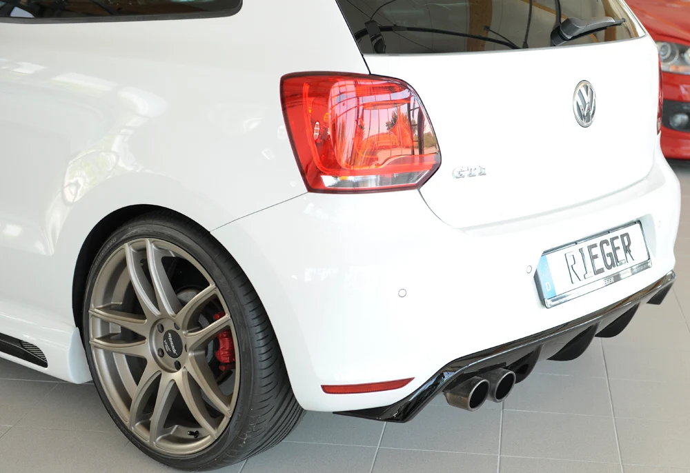 Difusor Rieger VW Polo GTI 2010/2014 - Preto Brilhante